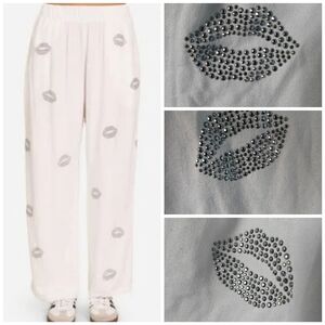 Lauren Moshi Studded Lips pants